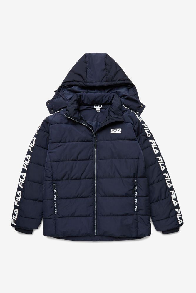 Fila Miesten Takki Pace Puffer Laivastonsininen - QZME-69308